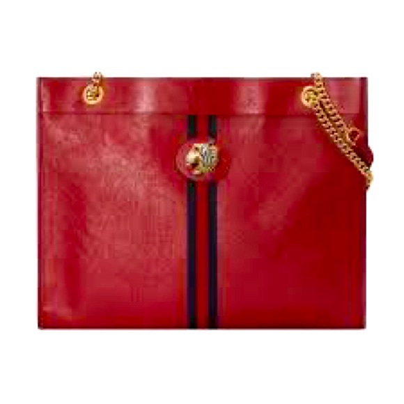 Gucci Authentic Leather Rajah Tote - Picture 2 of 8